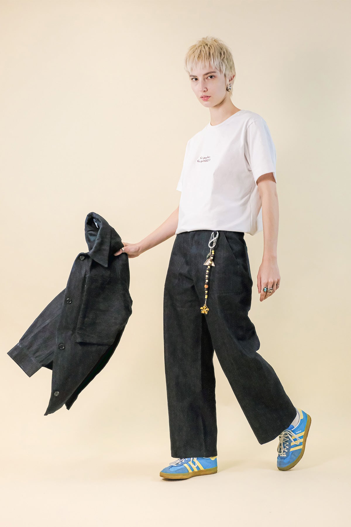Veste Pokka Denim - tenue denim - Hello World Le Studio