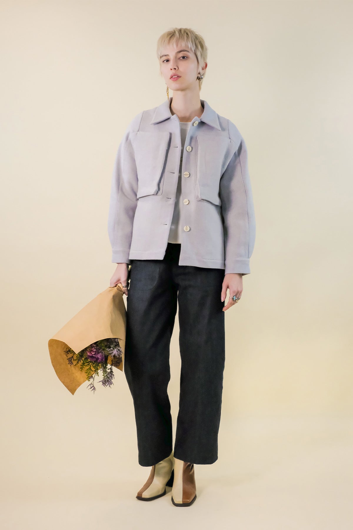 Veste Pokka Laine - bleu ciel - Hello World Le Studio