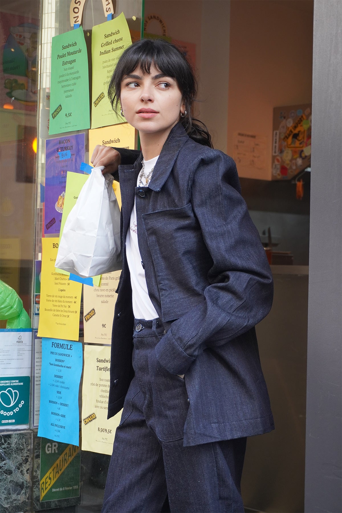 Veste Pokka Denim - Hello World Le Studio