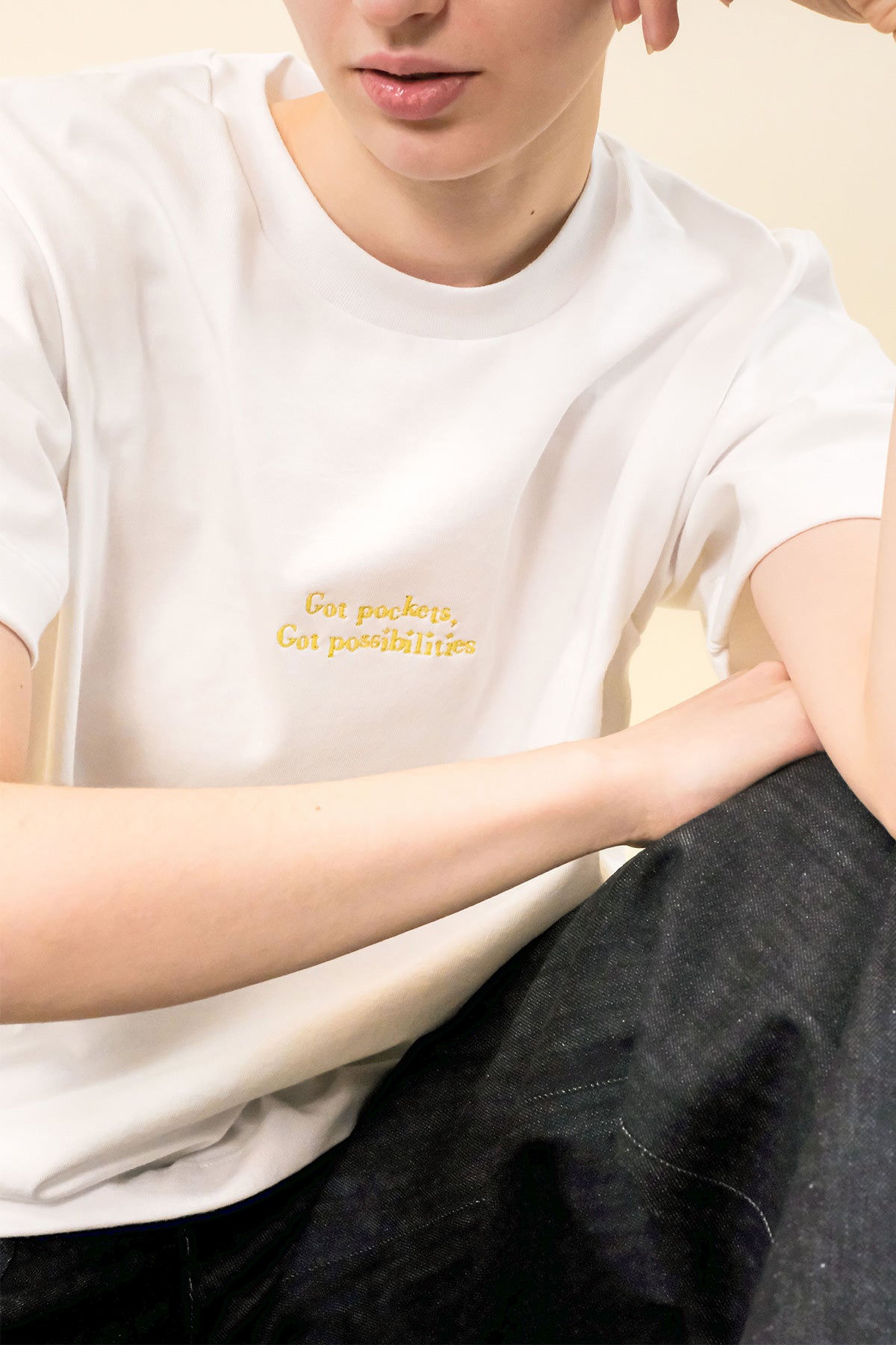 Tshirt Got Pockets - Hello World Le Studio
