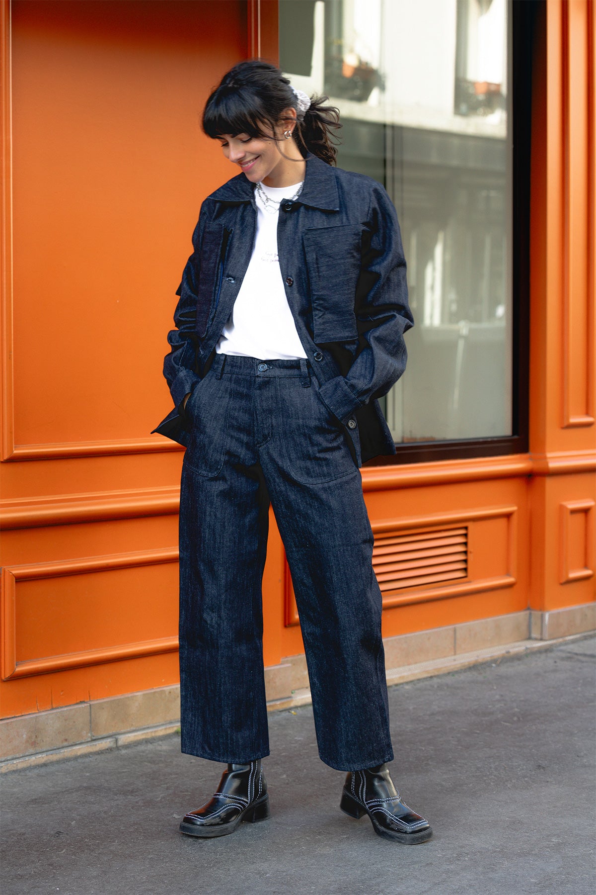 Destockage Pantalon Akpa Brut - pantalon en denim brut - Hello World Le Studio