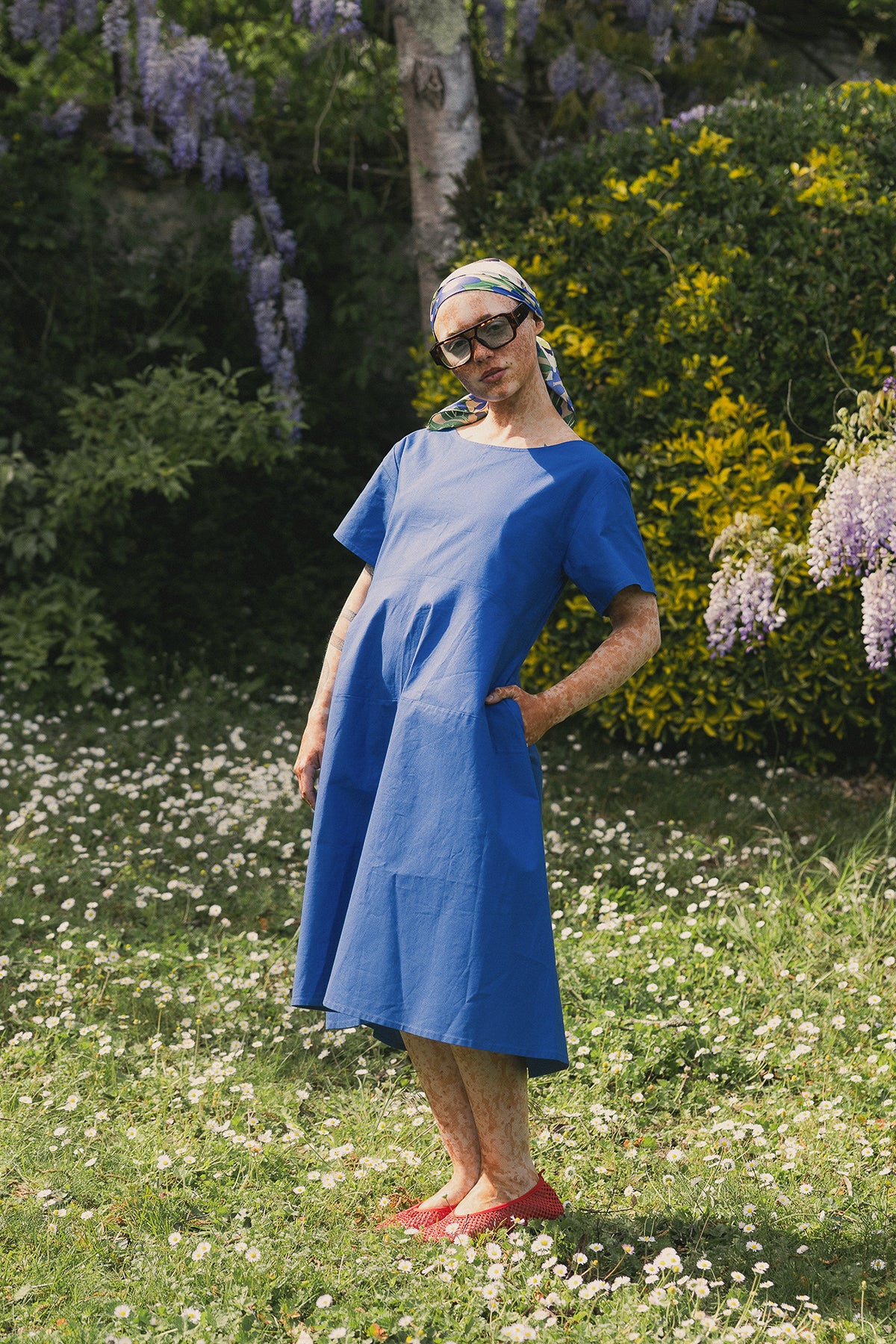 Robe Homwee - robe bleu marine - Hello World Le Studio