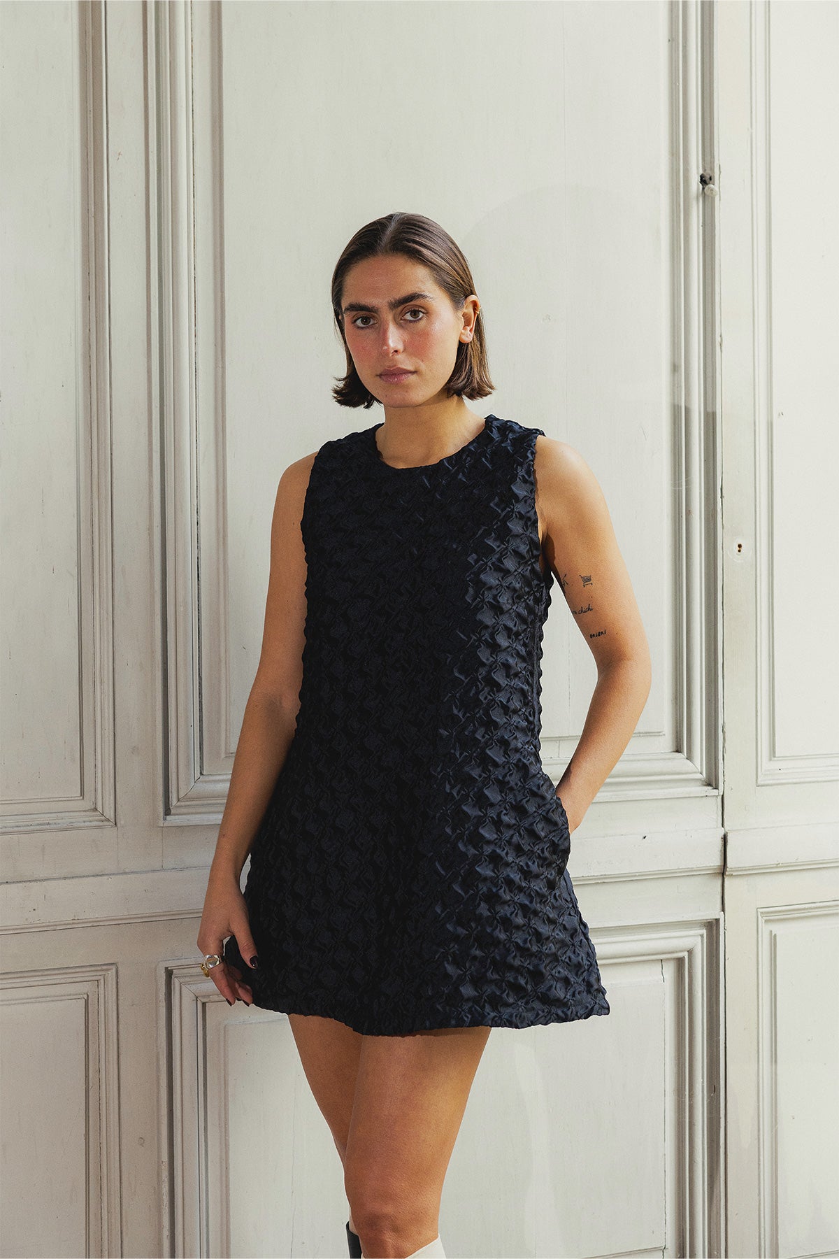 Robe Pâmoison - robe noire - Hello World Le Studio
