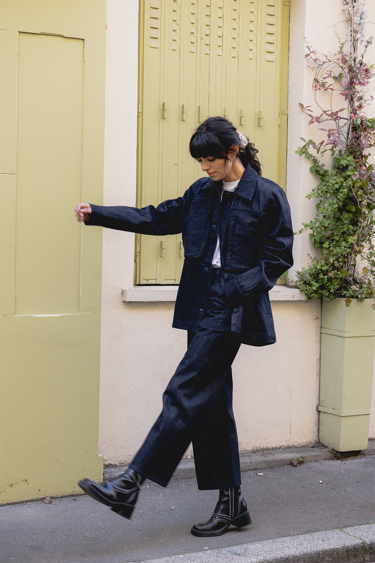 Veste Pokka Denim - Hello World Le Studio